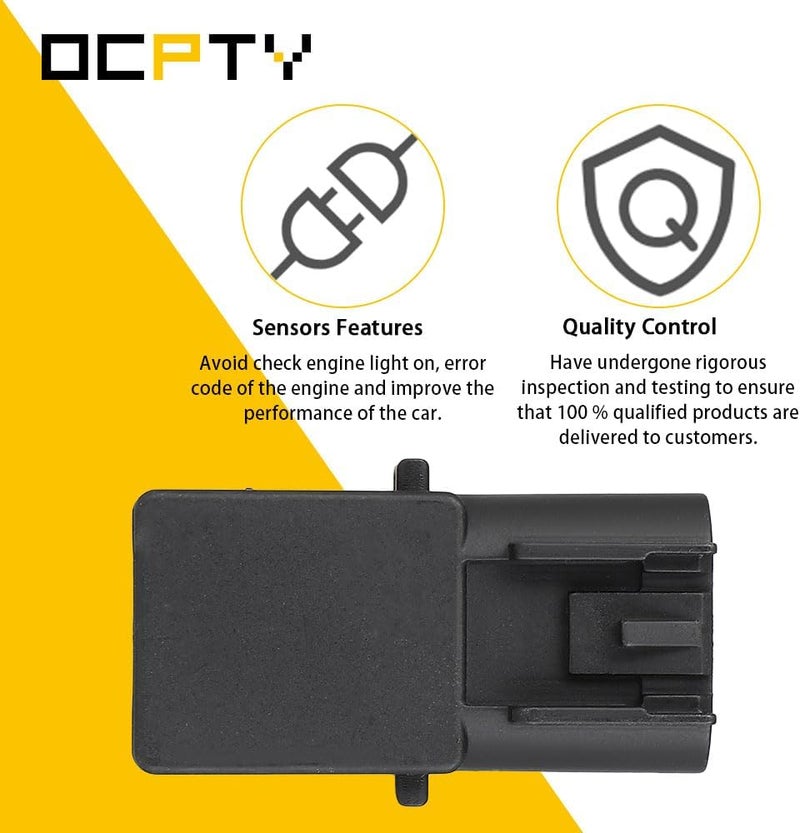 OCPTY Manifold Absolute Pressure Sensor MAP Sensor Compatible for Dodge Challenger Charger Durango, for Jeep Wrangler Cherokee Grand Cherokee, for Ram fits 2005-2018 5033310AC 5149091AA - Image 4